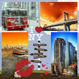 gdtravelcollage love nyc collage